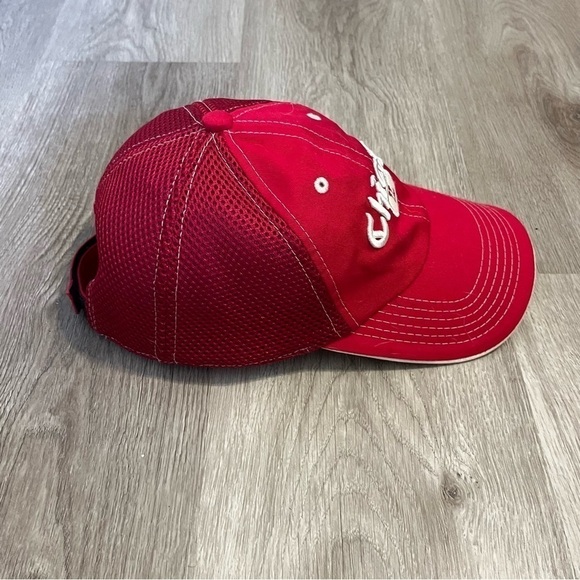 Men's Tyvis Chicago Illinois Windy City Red & White Baseball Hat - Picture 6 of 12